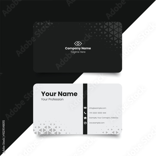 Simple Business Card Layout. creative modern name card and business card. Clean Design. corporate design template, Clean professional business template, visiting card. elegant