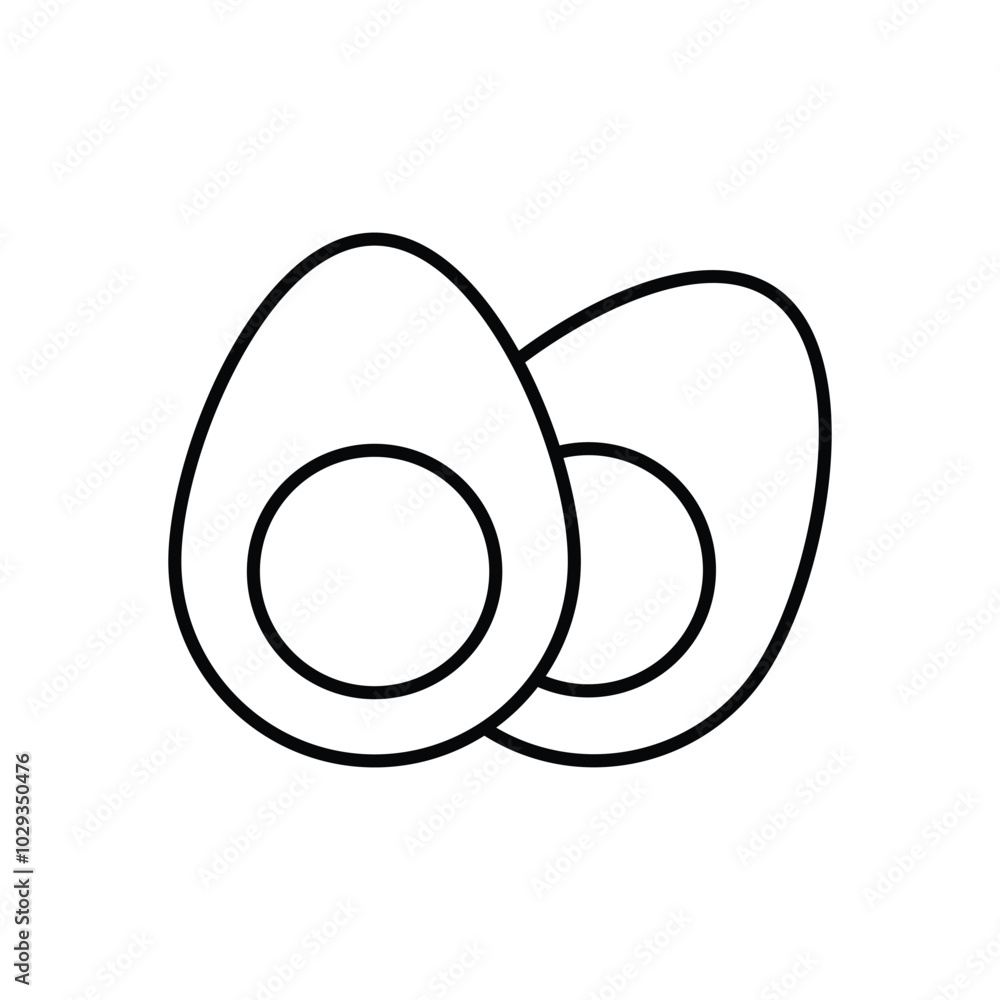 Egg vector icon stock illustration Egg vector icon stock illustration