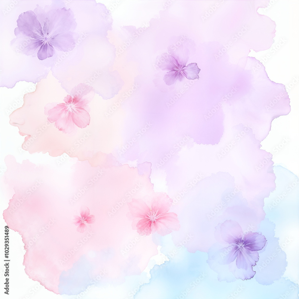 Flowers Background for business card Flowers Background for business card