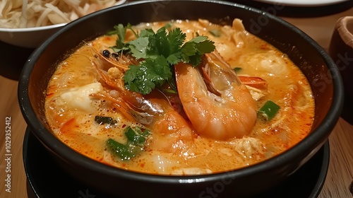 Tom Yum Goong, a Thai dish that everyone around the world knows and must find an opportunity to eat at least once.