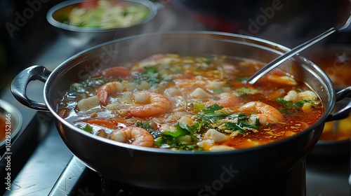 Tom Yum Goong, a Thai dish that everyone around the world knows and must find an opportunity to eat at least once.