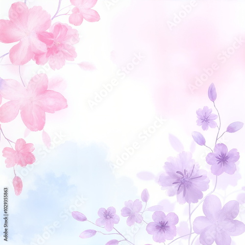 Watercolor Background for business card