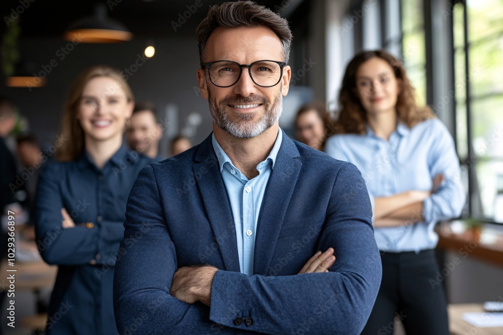 Confident Young Indian Businessman Smiling Confident Young Indian Businessman Smiling