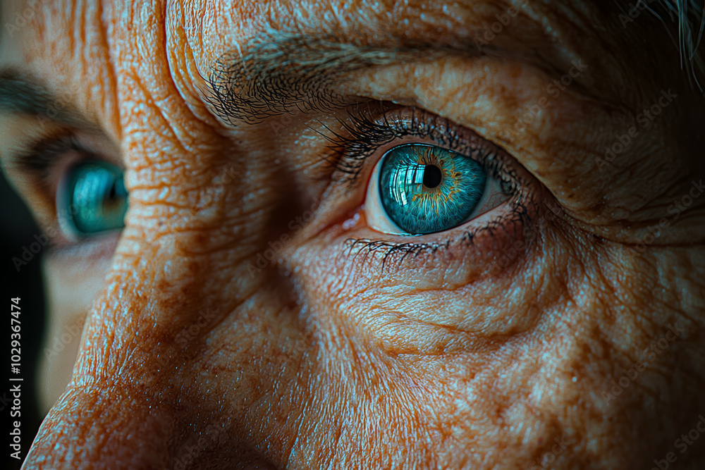 An unedited photograph capturing the beauty of aging skin, embracing wrinkles and all. Concept of aging. An unedited photograph capturing the beauty of aging skin, embracing wrinkles and all. Concept of aging.