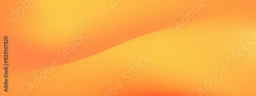 Glowing grainy banner background golden yellow orange color gradient abstract poster header cover backdrop design, glowing noise texture effect, vibrant color gradient noisy grain texture