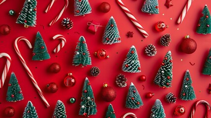 christmas background, wallpaper with christmas elements