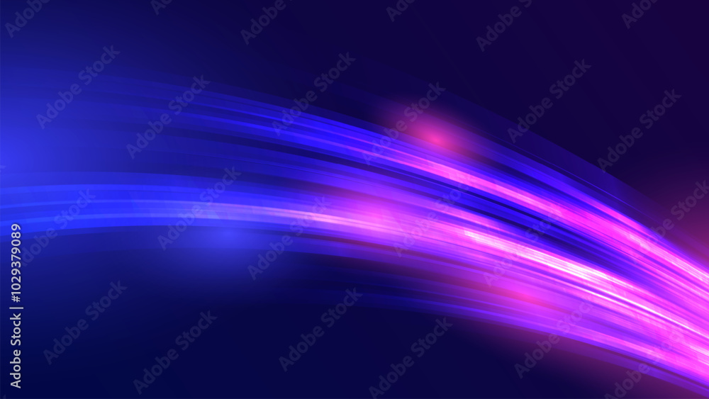 Modern abstract High speed effect. fast running motion. dynamic colorful light trails on blue background. Futuristic digital technology concept Modern abstract High speed effect. fast running motion. dynamic colorful light trails on blue background. Futuristic digital technology concept