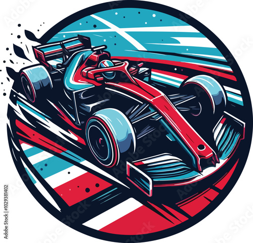 car racing  vector ,t shirt