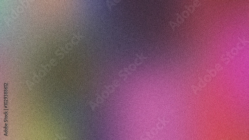 Colorful Gradient and Grainy Noise for Futuristic Poster Designs