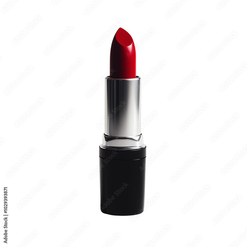 A red lipstick with the cap slightly open isolated on transparent background (3) A red lipstick with the cap slightly open isolated on transparent background (3)