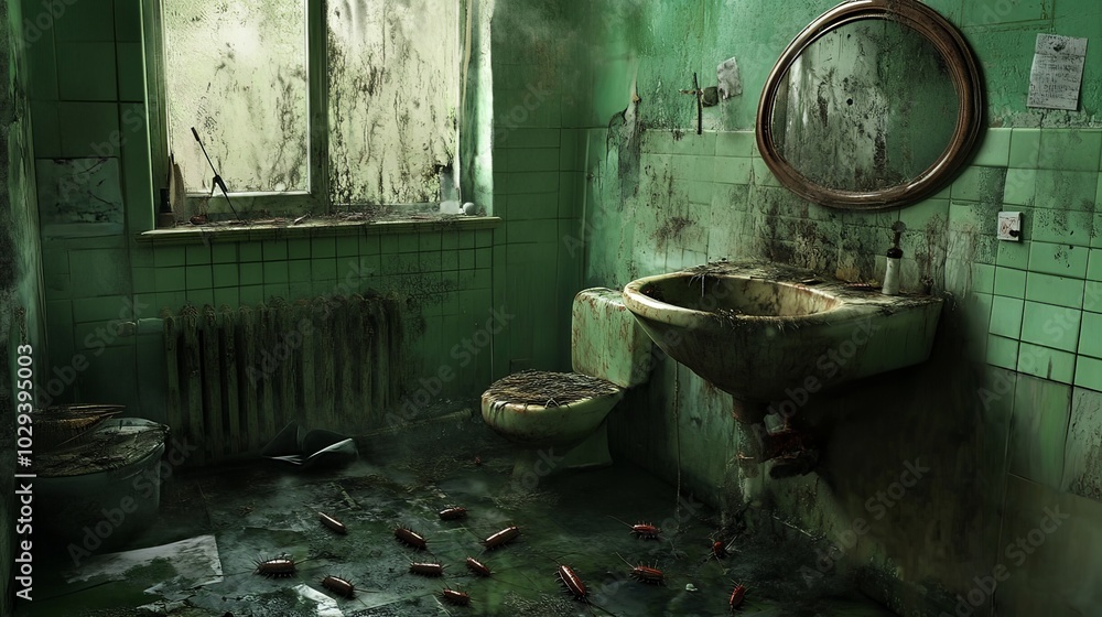 Cockroaches and very dirty places. 