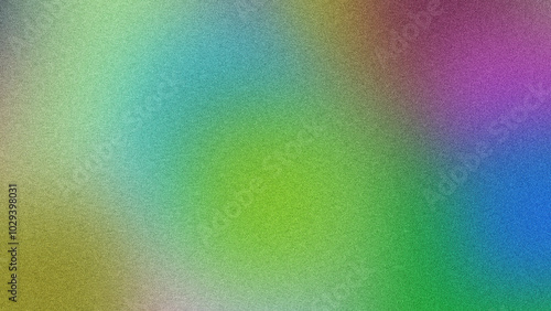 Colorful Gradient Background with Grainy Noise Texture. Modern and Futuristic Design with Smooth Fluid Shapes, Ideal for Posters with a Unique Visual Appeal.