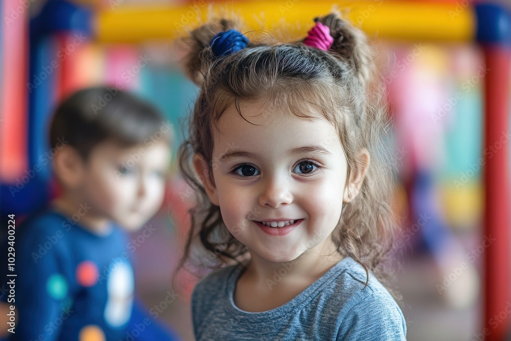 Fototapeta premium Entertainment Center for Kids: Children's Play and Fun at Child Activity Center