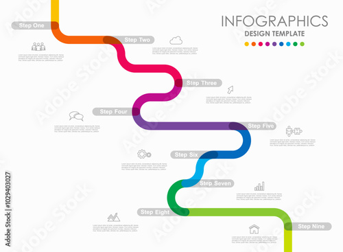 Infographic design template with place for your data. Vector illustration.