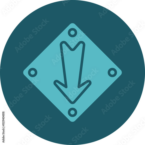 Down Arrow Icon Design