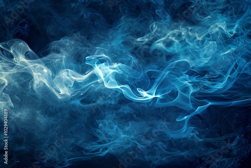 A close up of smoke on a black background