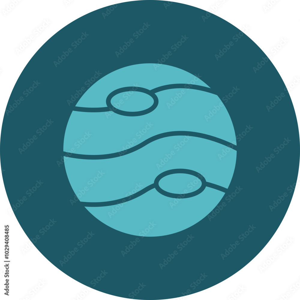 Obraz premium Jupiter Icon Design