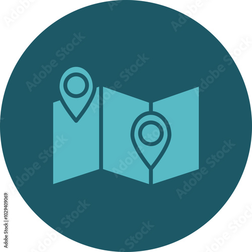 Nearby Destinations Icon Design