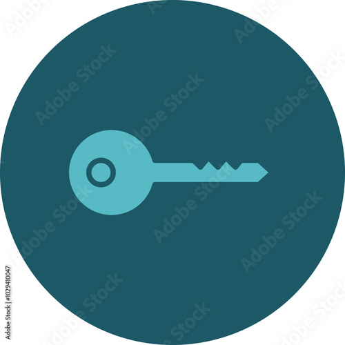 Door Key Icon Design