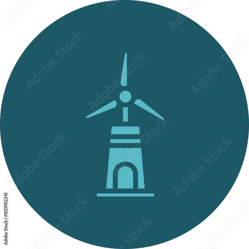 Windmill Icon Design