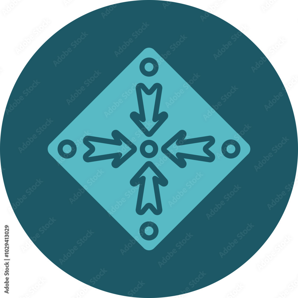 Arrows pointing to center Icon Design Arrows pointing to center Icon Design