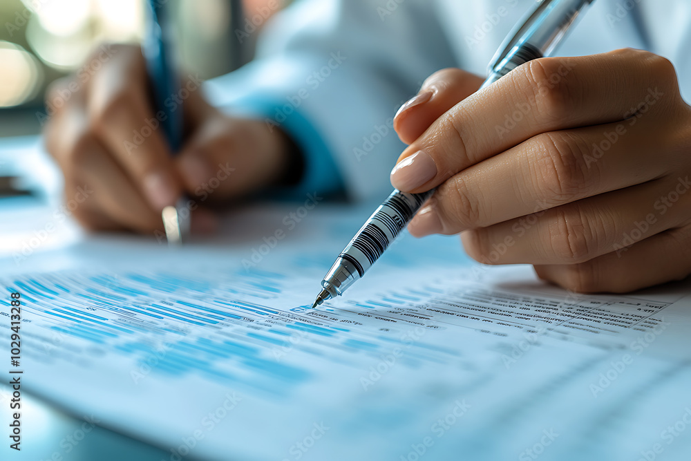 A doctor carefully examines detailed medical test results in a clinical setting, focusing on disease diagnosis and healthcare assessment for patient treatment.
A doctor carefully examines detailed medical test results in a clinical setting, focusing on disease diagnosis and healthcare assessment for patient treatment.
