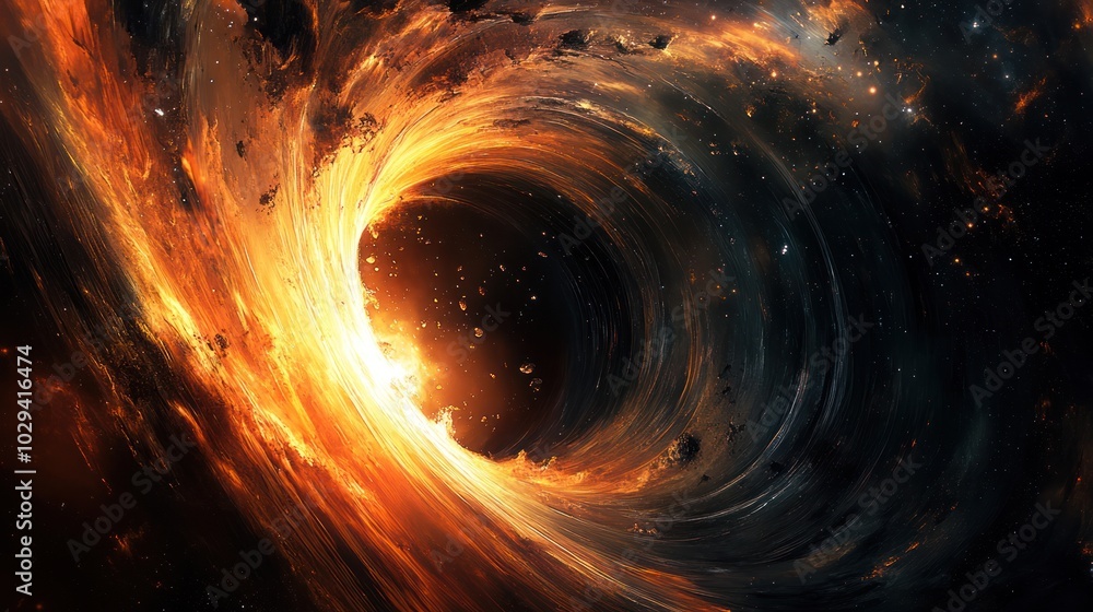 Black Hole in Space Black Hole in Space