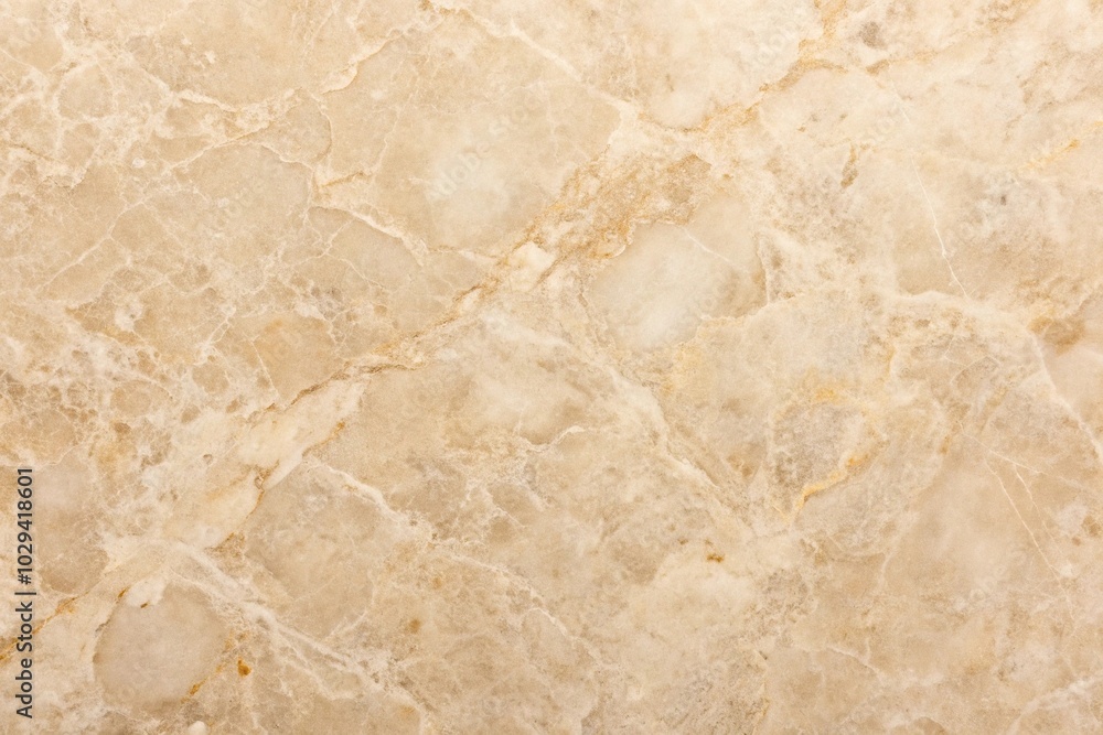 Fototapeta premium Real natural beige cream marble background with pattern Depth of Field