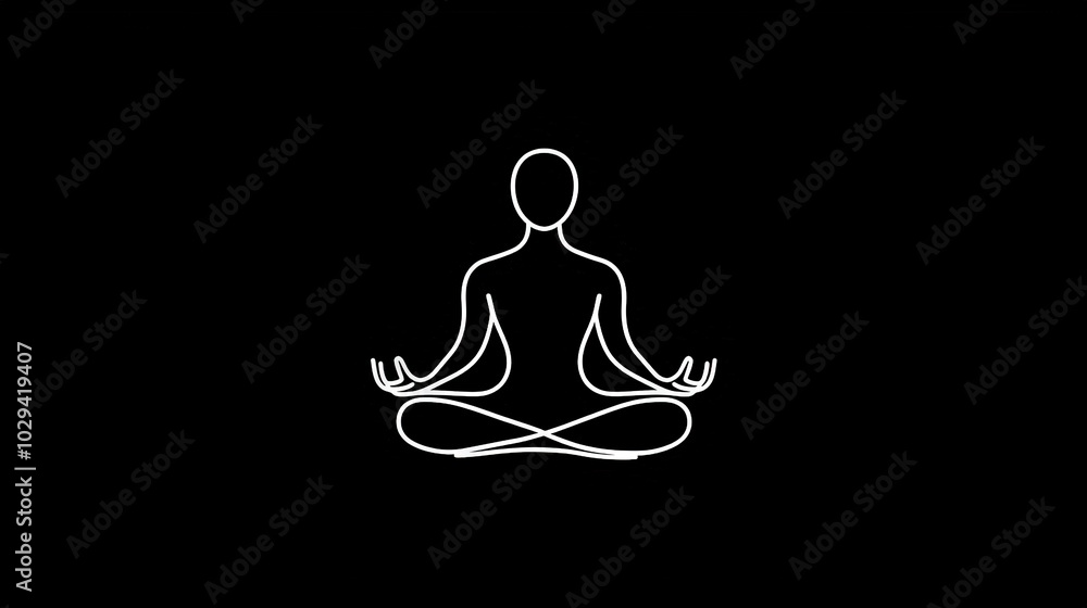 A monochromatic photo of a person in a yoga position, arms raised high A monochromatic photo of a person in a yoga position, arms raised high