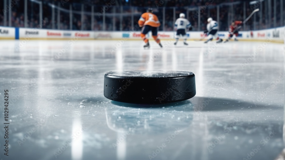 Fototapeta premium ice hockey player