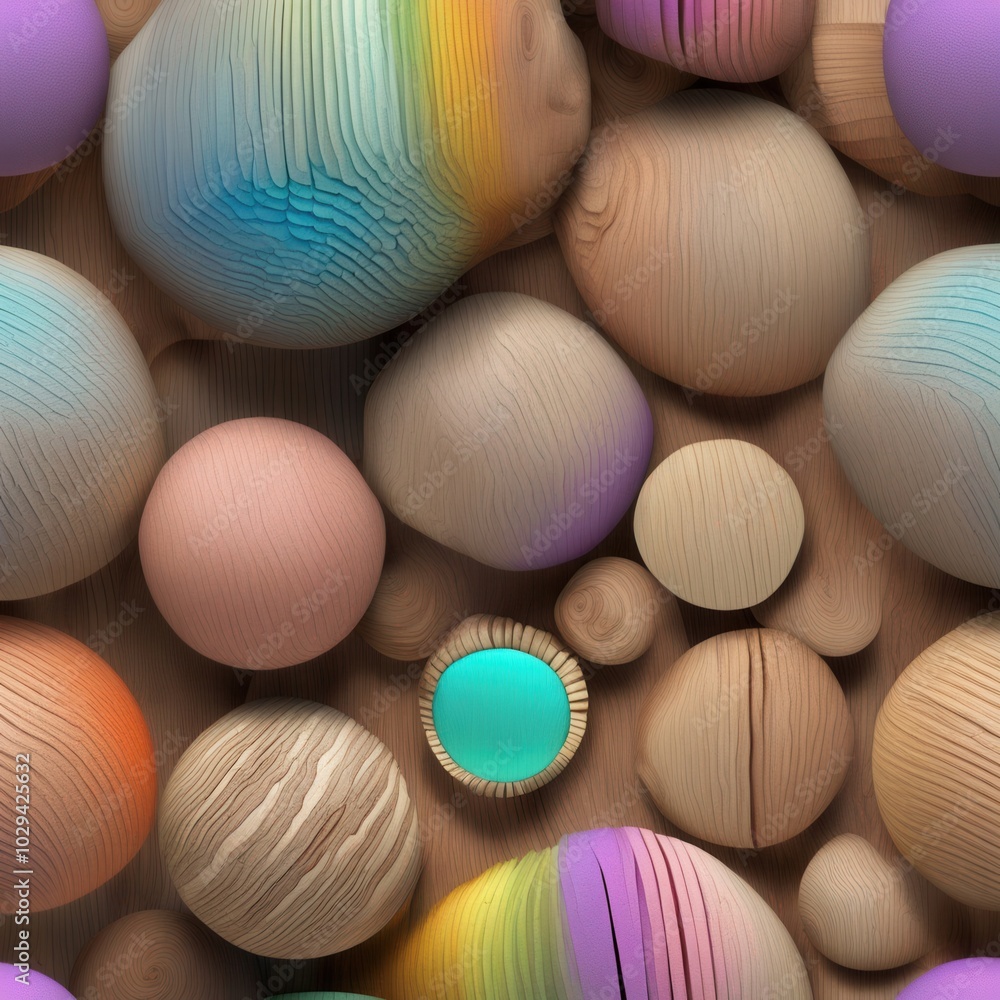 bunch of wooden balls with different colors bunch of wooden balls with different colors