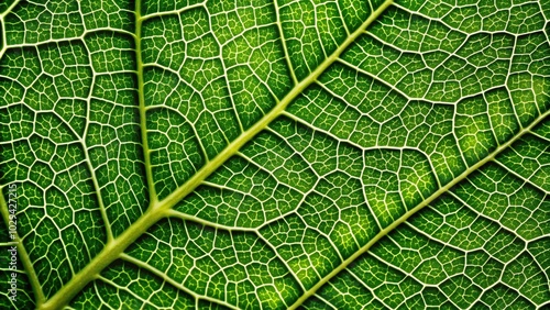 reflected texture of leaf