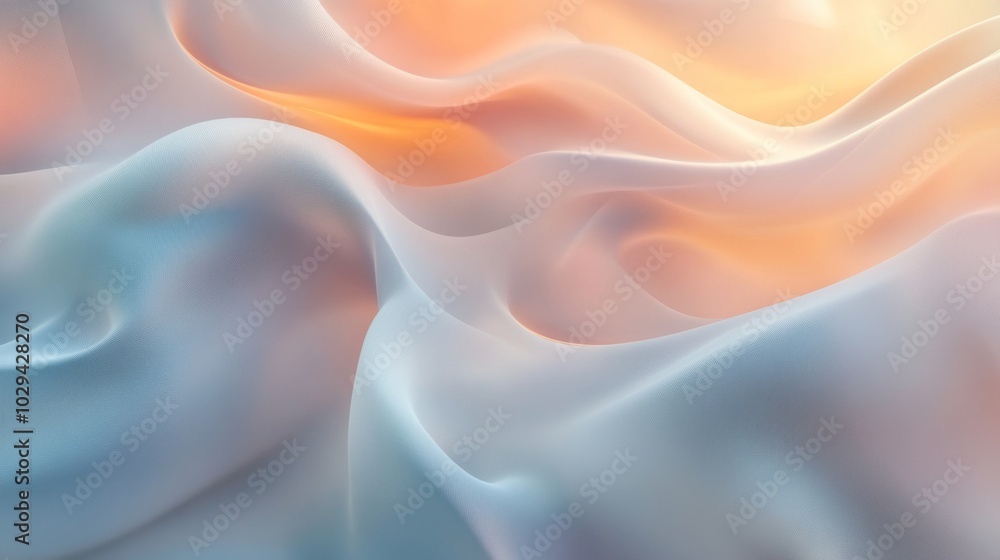 Abstract Grainy Gradient Background with Soft Flowing Curves. Fluid Background Texture Abstract Grainy Gradient Background with Soft Flowing Curves. Fluid Background Texture