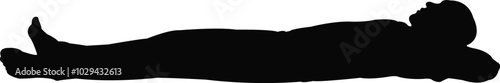 a man body silhouette vector