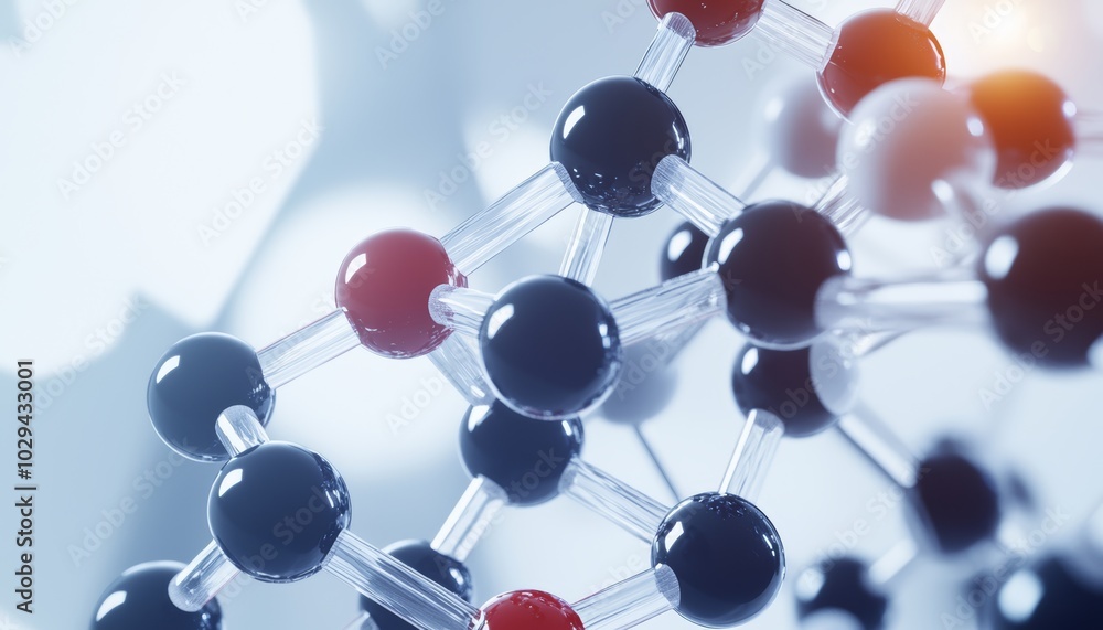 Obraz premium A holographic display showing drug molecules binding to disease cells, visualizing the cutting-edge of modern drug discovery