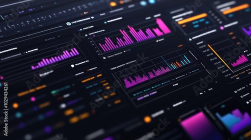 A vibrant digital marketing campaign dashboard displaying real-time data analytics from various SaaS tools.