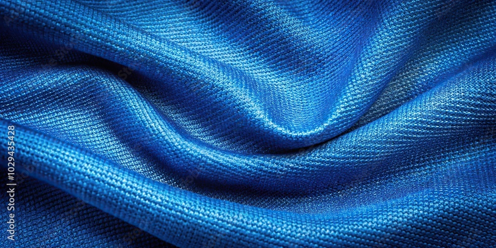 royal blue fabric texture with abstract silhouette royal blue fabric texture with abstract silhouette