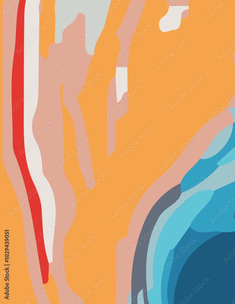 abstract background with untidy waves Illustration abstract background with untidy waves Illustration