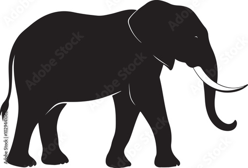 elephant icon illustration