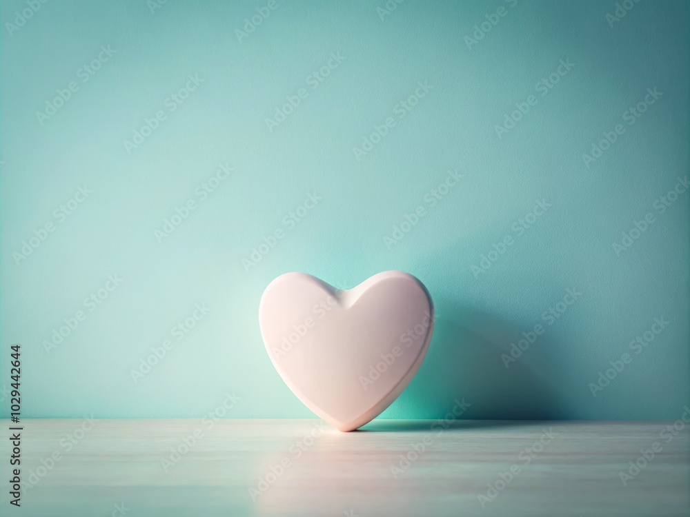 Minimalist Photography of a Beautiful Heart Shape in Soft Pastels - Elegant Symbol of Love, Romance, and Affection for Artistic Decor and Emotional Expression Minimalist Photography of a Beautiful Heart Shape in Soft Pastels - Elegant Symbol of Love, Romance, and Affection for Artistic Decor and Emotional Expression