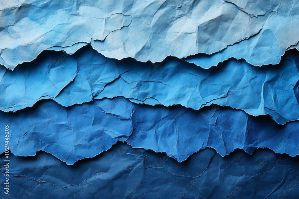 Blue paper. It appears to have a tonal gradient, where the blue ranges from darker shades at the top to slightly lighter tones near the middle and bottom Blue paper. It appears to have a tonal gradient, where the blue ranges from darker shades at the top to slightly lighter tones near the middle and bottom
