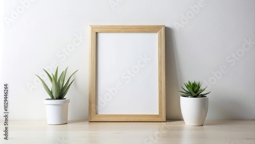 picture frame decoration with white background