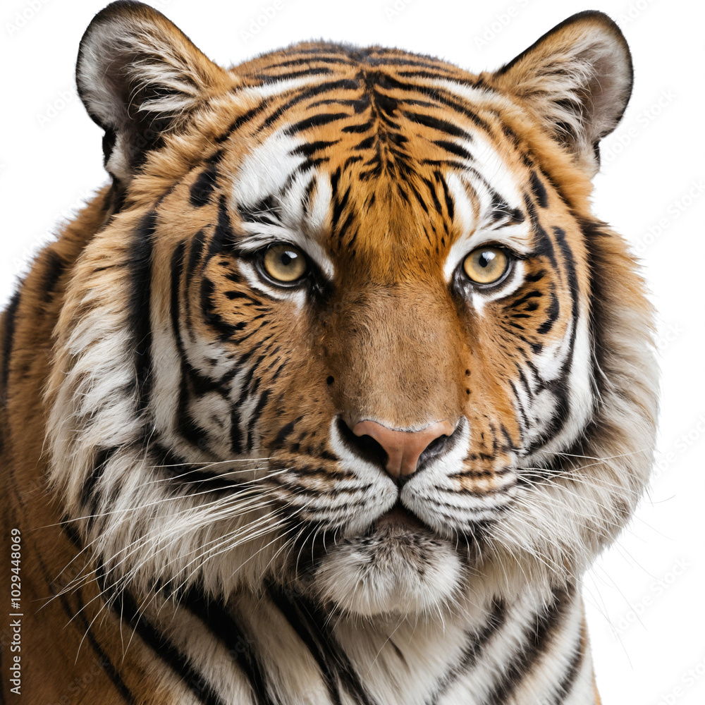 tiger head isolated tiger head isolated