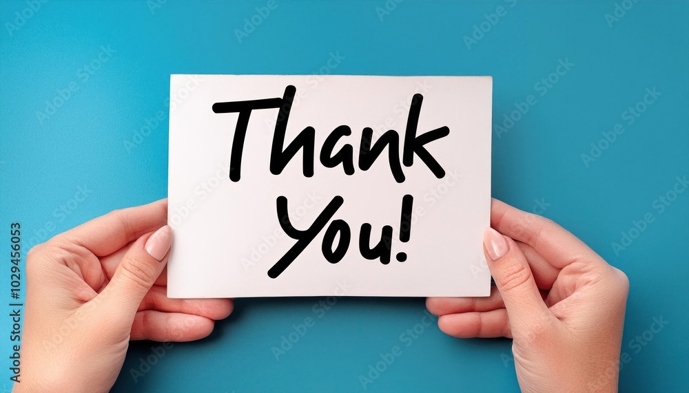 Thank You Sign Gratitude and Appreciation Concept Thank You Sign Gratitude and Appreciation Concept