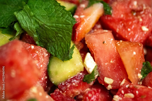 Strawberry Watermelon Salad