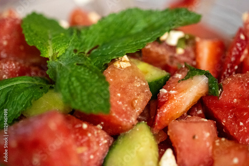 Strawberry Watermelon Salad