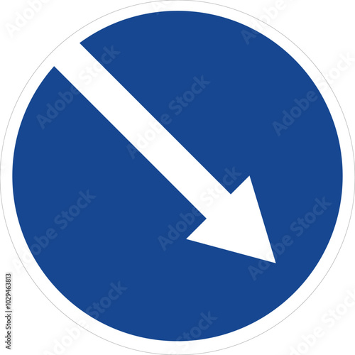 Road sign. Traffic regulations. European road sign. Flat vector illustration template. Free Download Road sign. Traffic regulations. European road sign. Flat vector illustration template. - GFXLoad