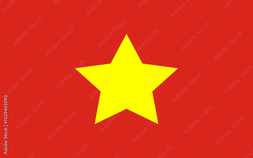 National flag of Vietnam. Vietnamese country flag banner poster background vector illustration National flag of Vietnam. Vietnamese country flag banner poster background vector illustration