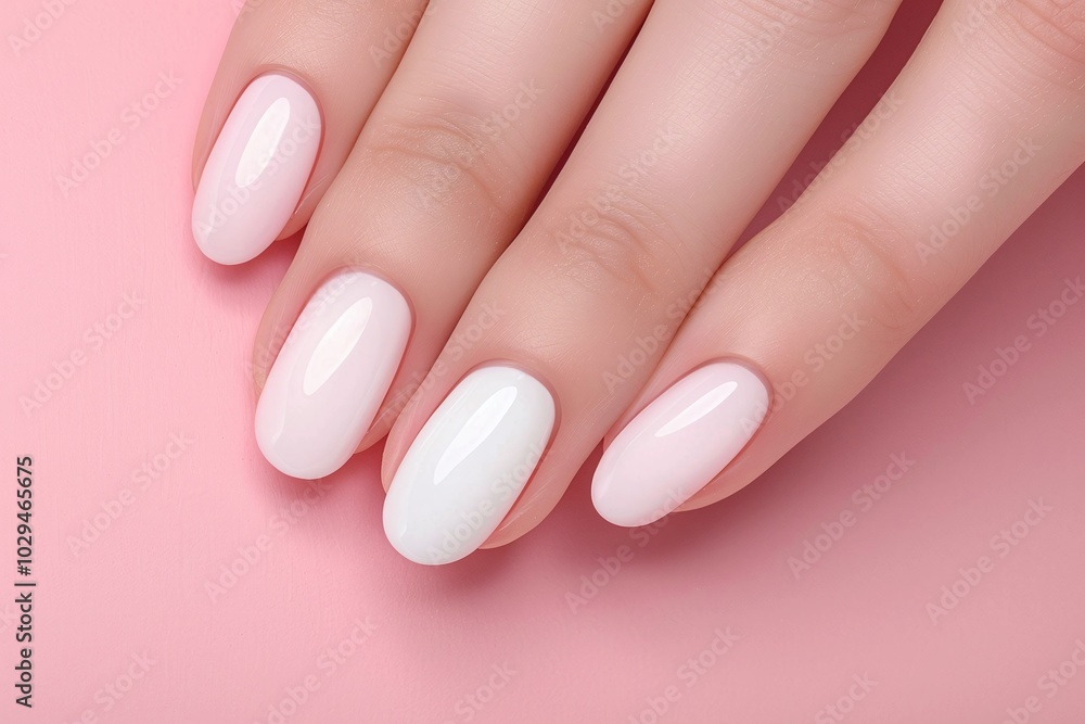 Close-up of a pale pink manicure on female nails over a soft pink background, offering copy space for beauty visuals, feminine themes, or nail care marketing, ideal for beauty salons or nail products
Close-up of a pale pink manicure on female nails over a soft pink background, offering copy space for beauty visuals, feminine themes, or nail care marketing, ideal for beauty salons or nail products