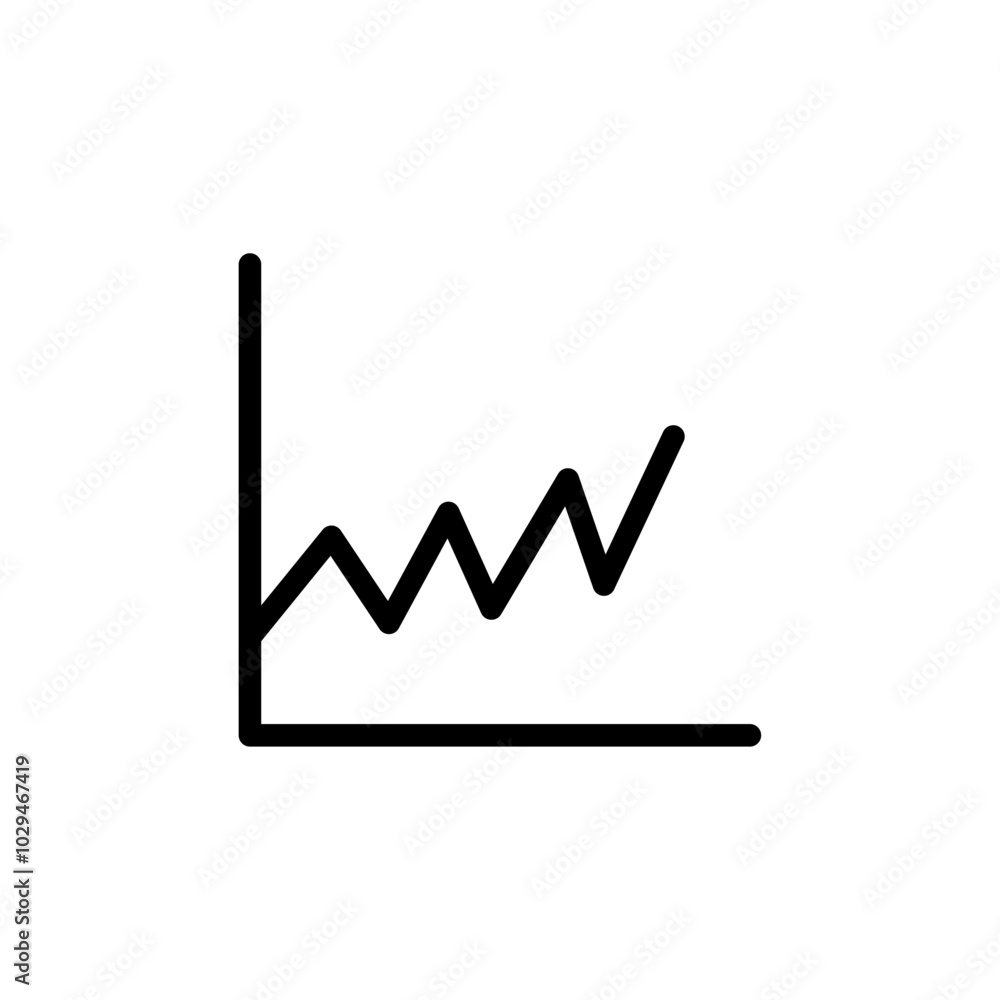 Stats icon Thin line art isolated Stats icon Thin line art isolated